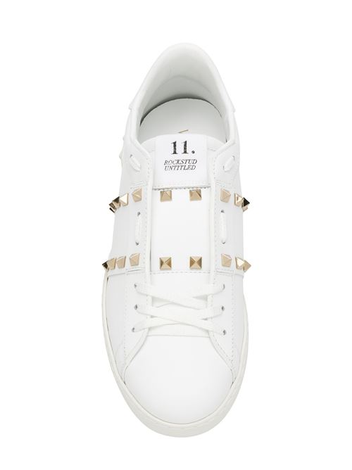 Rockstud Untitled leather sneakers VALENTINO GARAVANI | 6Y2S0931BHS0BO